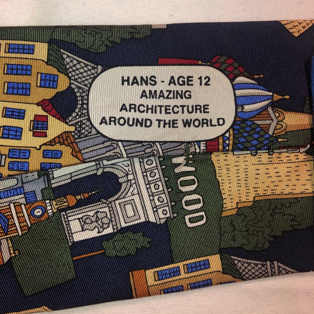 Men’s Save The Children World Architecture Tie - Picture 5 of 6